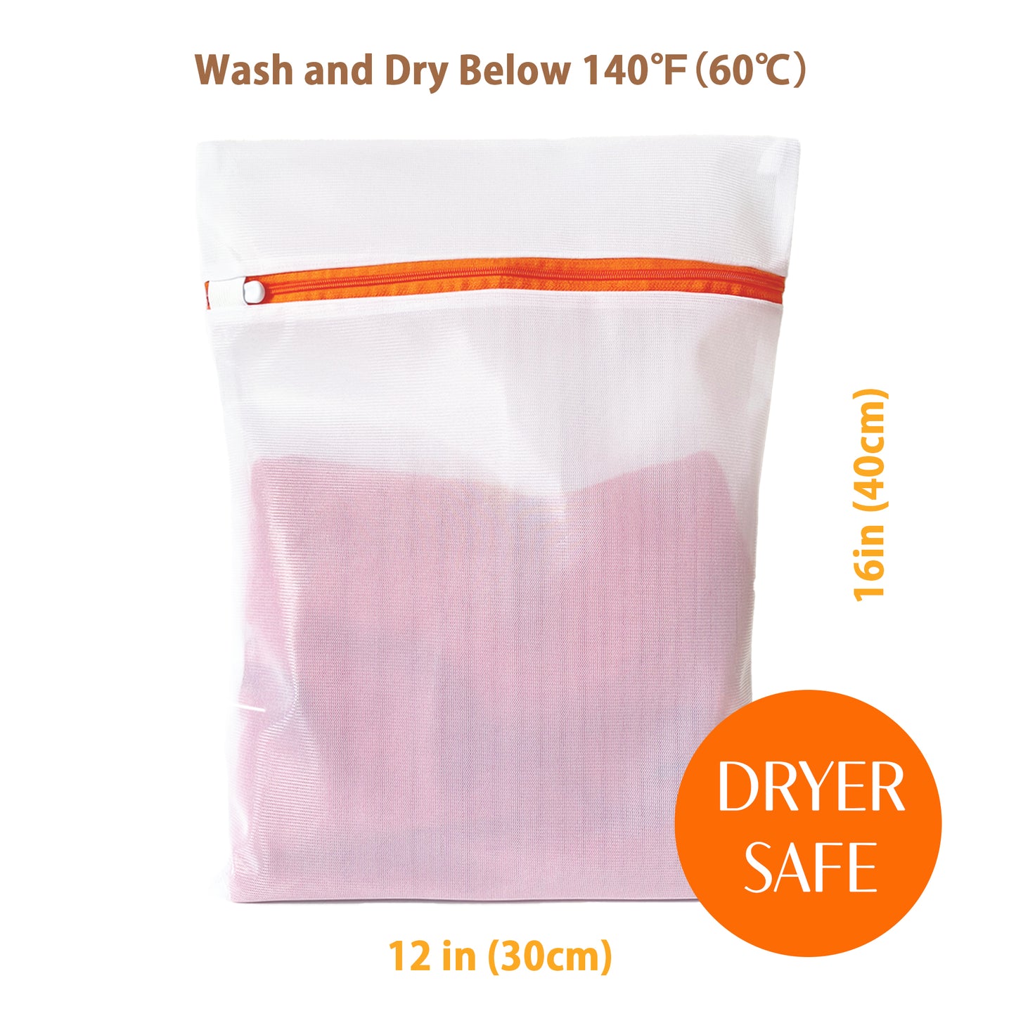 Mesh Laundry Bags for Delicates (4 Pack / 12inx16in)