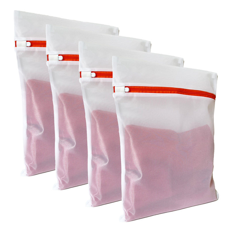 Mesh Laundry Bags for Delicates (4 Pack / 12inx16in)